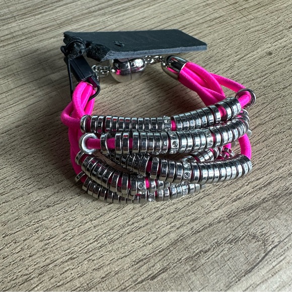 A/X Armani Exchange Pink Multistrand Beacelet NWT!! - Picture 1 of 10